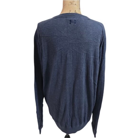 Under Armour Active Cozy Blue Crewneck Sweater Men's Size XL - Picture 2 of 7